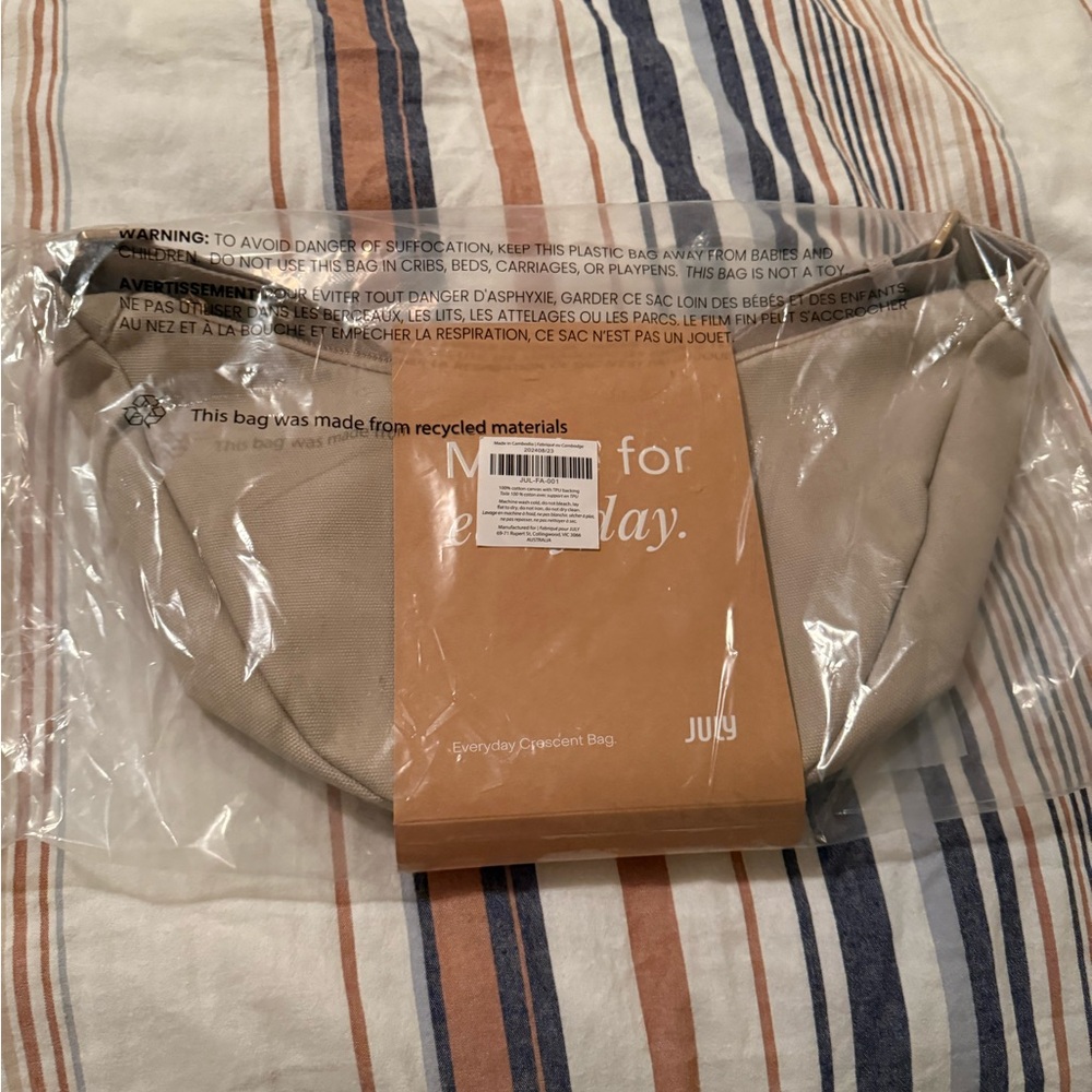 July Everyday Crossbody Bag in Beige